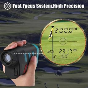 img 1 attached to 🏌️ DT600 Pro Golf Rangefinder with Smart Slope Measurement, Scanning Mode, 656 Yard Range, 6X Magnification, +/- 0.54 Yard Accuracy, Durable Rechargeable Battery