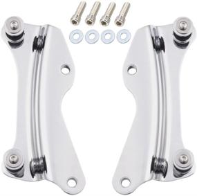 img 4 attached to Amazicha Chrome 4 Point Docking Hardware Kit for Harley Road King Street Glide, 2014-2021