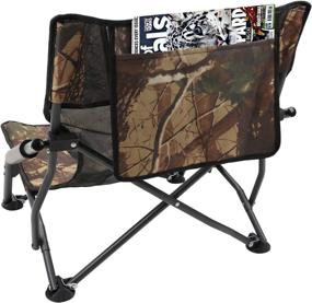 img 3 attached to 🏖️ HITORHIKE Low Sling Beach Camping Concert Folding Chair with Armrests and Breathable Nylon Mesh Back - Lightweight, Durable, and Portable Chair