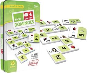 img 1 attached to 🔡 Enhancing Phonics Skills: Junior Learning Blends Dominoes Educational Set