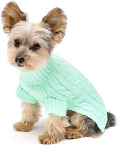 img 1 attached to 🐶 Funky-Fresh Stinky G Turtleneck Dog Sweater: Stylish Comfort for Your Pup!