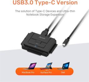 img 2 attached to 💻 Alxum USB-C 3.0 SATA IDE to USB-C + Adapter