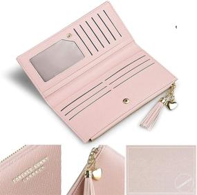 img 2 attached to Wallet Tassel Zipper Clutch Handbag Women's Handbags & Wallets for Wallets