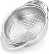 🐟 wishdirect tuna strainer press: a food-grade stainless steel canning colander for regular-size and wide-necked tunas logo