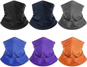 img 4 attached to UV Protection Unisex Sun Scarf Neck Gaiter, Reusable Balaclava Face Cover for Enhanced SEO