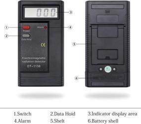 img 2 attached to InnoLife Handheld Electromagnetic Radiation Detector EMF Meter Tester - Advanced Ghost Hunting Equipment