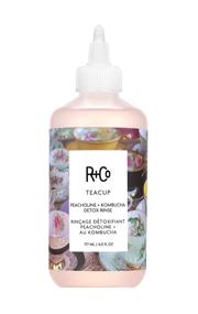 img 4 attached to Глубокая очистка и оживление с помощью средства R+Co Teacup Peacholine + Kombucha Detox Rinse, 6 ж. унц.