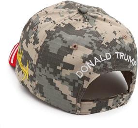 img 1 attached to 2024 Trump Hat – Donald Trump MAGA Keep America Great Cap, Camo USA Embroidered Adjustable Baseball Hat