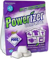 🧼 powerizer complete pods - all-purpose laundry and dishwasher detergent pods, 42 pack for effective and safe cleaning logo