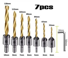 img 3 attached to Aebor Countersink High Speed Woodworking 3Mm 10Mm