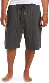 img 2 attached to Amazon Essentials Pajama Shorts Black Men's Clothing for Sleep & Lounge