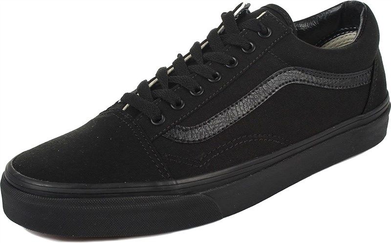 vans canvas fashion sneakers black logo