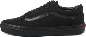 img 3 attached to 👟 Stylish Vans Canvas Fashion Sneakers in Black: Elevate Your Shoe Game!