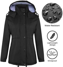 img 2 attached to Ainsi Benova Breathable Windbreaker Waterproof Women's Clothing