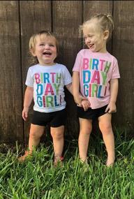 img 1 attached to 👸 SoRock Birthday Girl Toddler Kids Glitter T-Shirt: Sparkling Birthday Attire for Your Little Princess