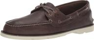 👞 sperry men's leeward cross leather boat shoe logo