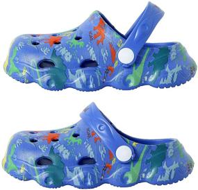 img 2 attached to 🦖 Adorable Kitulandy Dinosaur Cartoon Slippers for Toddler Boys - Perfect Bet for Fun and Comfort!
