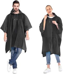 img 4 attached to 🧥 Drawstring Ponchos for Adults: ANTVEE Occupational Health & Safety Products in Emergency Response Equipment