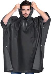 img 3 attached to 🧥 Drawstring Ponchos for Adults: ANTVEE Occupational Health & Safety Products in Emergency Response Equipment