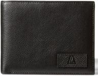 stylish & durable: leather architect men's leather zip black sapphire - experience unparalleled elegance logo