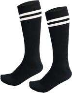 anjeeiot kids soccer socks - high school team dance sports socks for 5-10 years old boys & girls logo