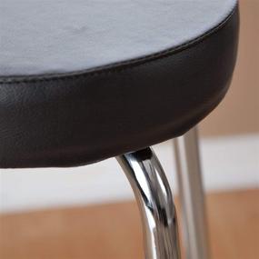 img 2 attached to 🪑 Black Adjustable Height Padded Stool - Martin Tundra Sturdy