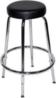 🪑 black adjustable height padded stool - martin tundra sturdy logo
