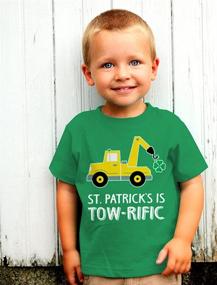 img 1 attached to Tstars Patricks Tractor Toddler T Shirt - Perfect Pick for Boys' Tops, Tees & Shirts