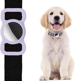 img 4 attached to Air Tag Case For Dog Collar Dogs for Training & Behavior Aids