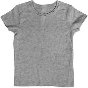 img 2 attached to 👚 Girls' Clothing: HonestBaby Organic Cotton T-Shirt Multi Packs