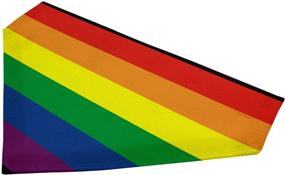 img 3 attached to 🌈 LGBT Pride Rainbow Dog Bandana - Rainbow Dog Accessories for Stylish Dog Pride Outfits - Dog Bandana Scarf for Dogs Bib