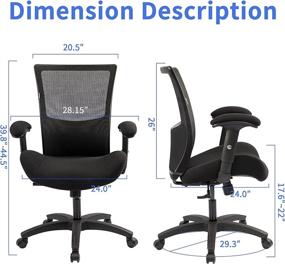 img 3 attached to LONGBOSS Ergonomic Computer Adjustable Armrest Furniture