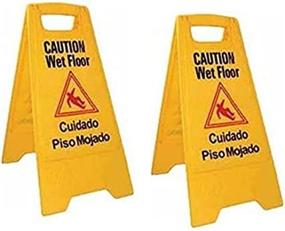 img 1 attached to 🚧 Winco WCS 25 2 Sided Caution Yellow: The Ultimate Safety Warning Sign