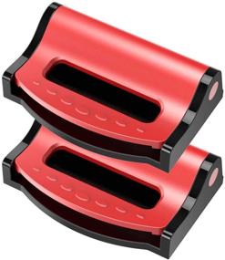 img 4 attached to ZLMC Seatbelt Universal ，Shoulder Adults Red