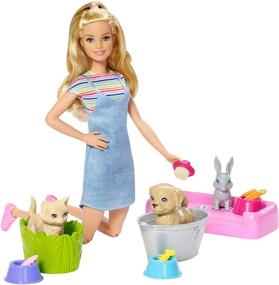 img 2 attached to 🎨 Multicolor Barbie Plan Wash Playset: An Ultimate Interactive Experience