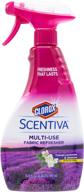 🌸 clorox scentiva multi-purpose fabric refreshing spray for improved janitorial and sanitation supplies logo