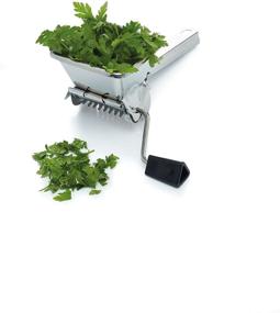 img 2 attached to 🌿 Kitchen Craft Stainless Steel Rotary Herb Mill/Mint Cutter - Efficient 7" Tool for Fresh Flavor Extraction