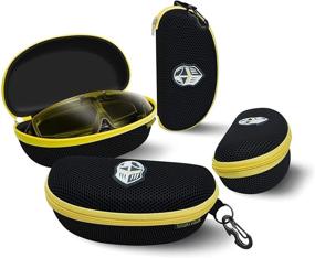 img 3 attached to 🕶️ Protective BLUPOND GrayYellow Sunglasses Case: Keeping Your Shades Safe and Stylish