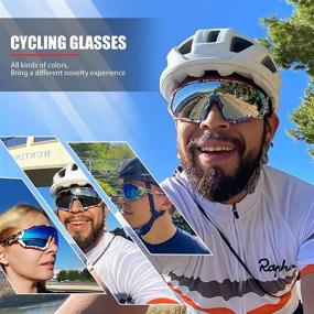 img 3 attached to 🚴 KAPVOE Polarized Cycling Glasses - Ride in Style with Men and Women MTB Sunglasses for Mountain Biking and Motorcycling