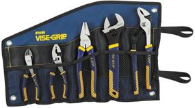 img 1 attached to 🔧 Irwin Vise-Grip 5-Piece Pliers Set with Tool Wrap: Versatile and Durable Tools for Effective Gripping