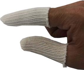 img 2 attached to Cotton Finger Guards: Protect Your Fingers with a Pack of 20