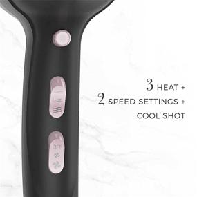 img 3 attached to 💎 Remington AC2015 Pro Hair Dryer with Pearl Ceramic Technology in Black and Pink