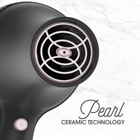 img 2 attached to 💎 Remington AC2015 Pro Hair Dryer with Pearl Ceramic Technology in Black and Pink