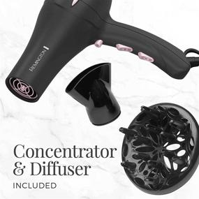 img 1 attached to 💎 Remington AC2015 Pro Hair Dryer with Pearl Ceramic Technology in Black and Pink