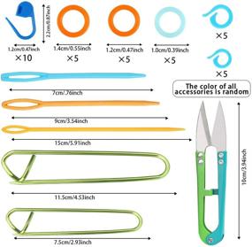 img 3 attached to LUNARM Маркеры Ножницы для вязания крючком Вязание