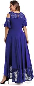 img 1 attached to LALAGEN Womens Shoulder Swing Evening Women's Clothing and Dresses