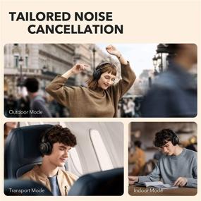 img 2 attached to Anker Soundcore Life Q30: Hybrid Active Noise Cancelling Headphones with Multiple Modes, Hi-Res Sound, Custom EQ via App, 40H Playtime, Comfortable Fit, Bluetooth Headphones, Multipoint Connection