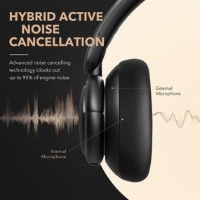 img 3 attached to Anker Soundcore Life Q30: Hybrid Active Noise Cancelling Headphones with Multiple Modes, Hi-Res Sound, Custom EQ via App, 40H Playtime, Comfortable Fit, Bluetooth Headphones, Multipoint Connection