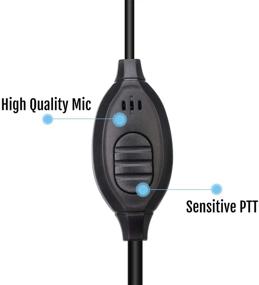 img 1 attached to 📞 6 Pack Retevis RT22 Walkie Talkie Earpiece with Mic, 2 Pin Earhook Earpiece, Security Headset for Retevis H-777 RT1 RT21 Baofeng UV-5R Arcshell AR-5 Two Way Radio