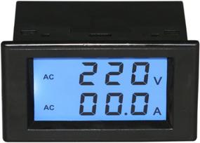 img 3 attached to ⚡ Yeeco Digital AC Volt Amp Panel Meter 80V-300V 100A LCD Dual Display, Monitor Voltage Current, Two Wires with CT